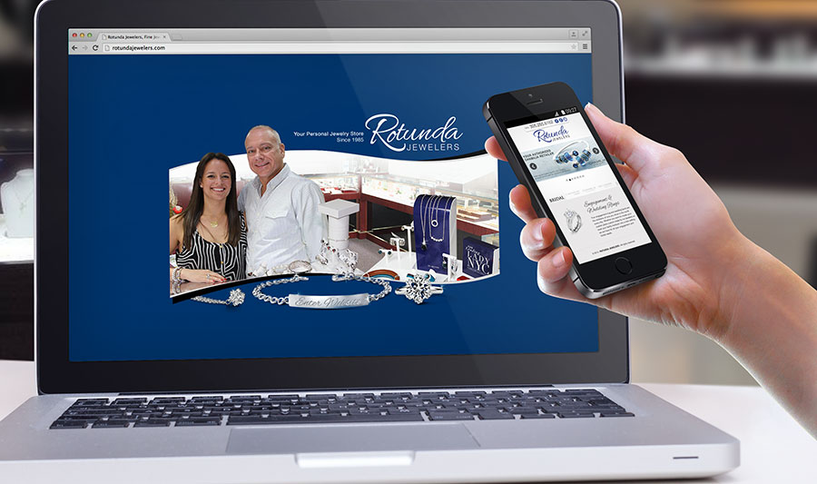 Rotunda Jewelers logo and website