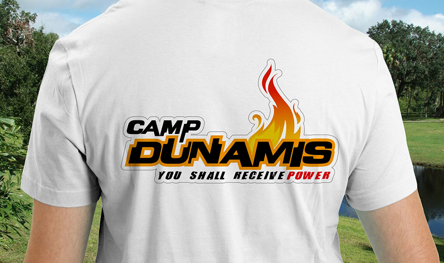 Camp Dunamis t-shirts design
