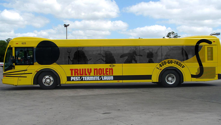 Truly Nolen Bus Wrap